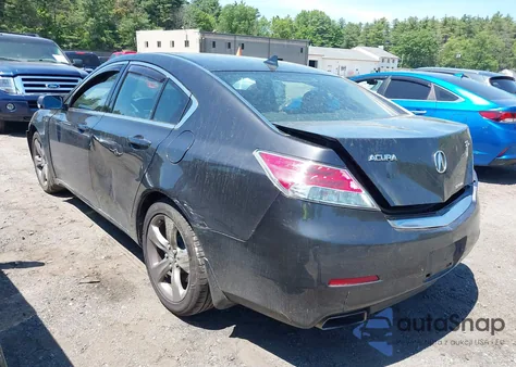 2012 Acura Tl из США, поврежденный, VIN 19UUA9F27CA008625